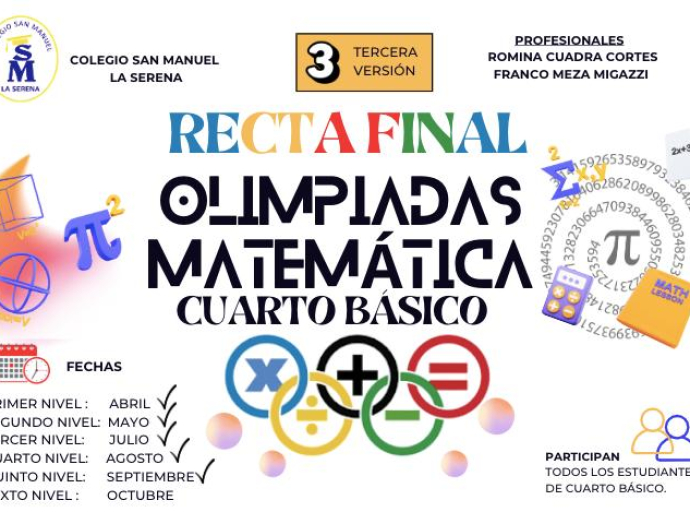 OLIMPIADAS DE MATEMÁTICA - SEPTIEMBRE 4° BÁSICOS