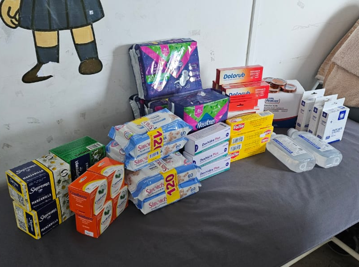 APORTE DE INSUMOS PARA ENFERMERÍA POR PARTE DEL C.G.P.A.