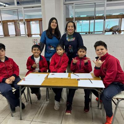 Representantes 4c Su Profesora Mariela Castillo Y Asistente Constanza Yaez